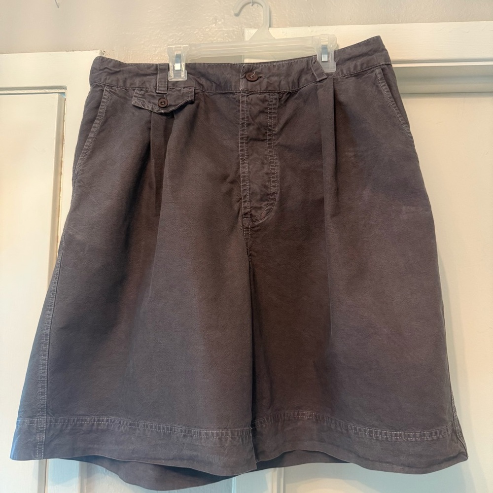 Free People Women’s  Charcoal  Wide Bermuda Style Shorts, in excellent condition